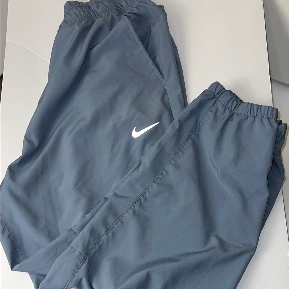 Nike Slate Blue Jogger Pants with White Swoosh
